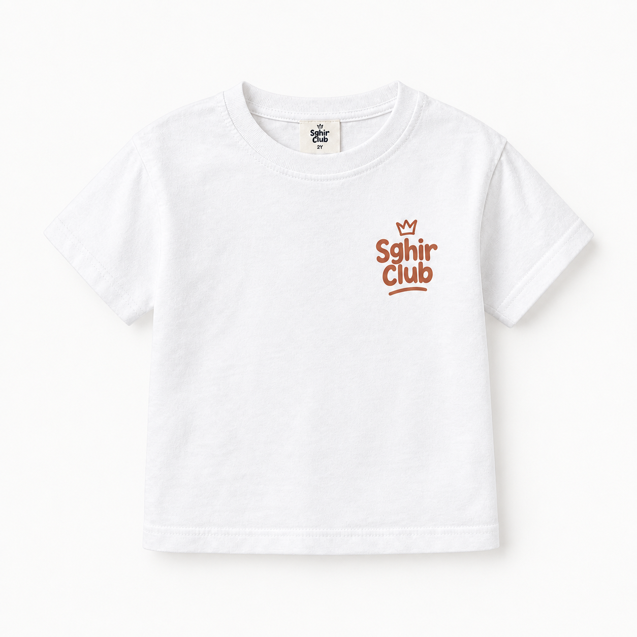 Face du T-shirt avec le logo Sghir Club